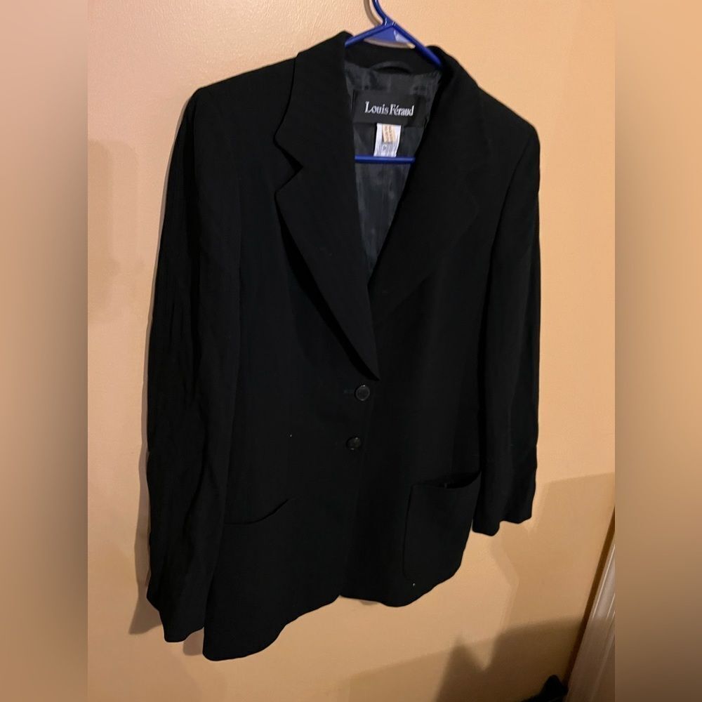 Louis‎ Féraud black blazer 10